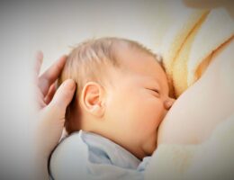 Breast milk properly given to a child during pregnancy
